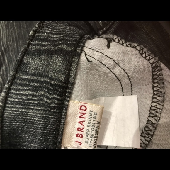 J Brand Super Skinny Woodgrain Denim - Picture 10 of 11